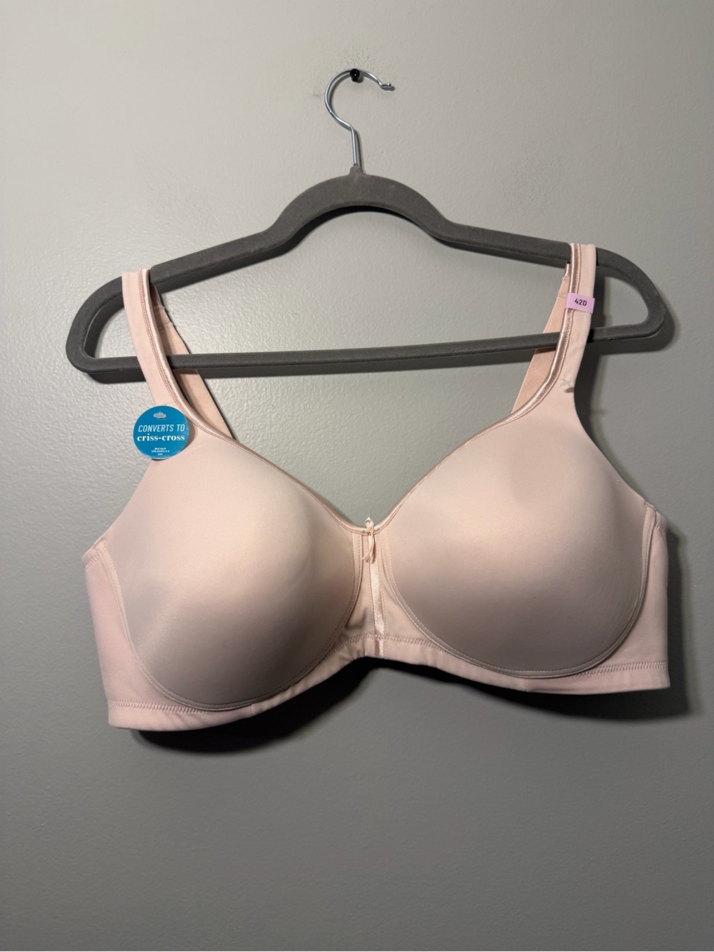 Vanity Fair Pale Blush Seamless Convertible Bra